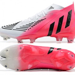 Adidas Predator Edge Geometric 1 FG Pink White Black Soccer Cleats