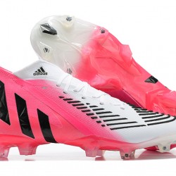 Adidas Predator Edge Geometric 1 FG Pink White Black Soccer Cleats