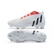 Adidas Predator Edge Geometric 1 FG White Black Red Low Soccer Cleats