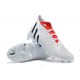 Adidas Predator Edge Geometric 1 FG White Black Red Low Soccer Cleats