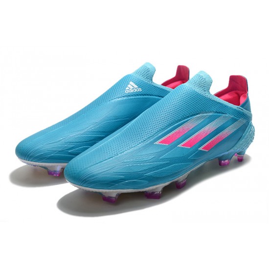 Adidas X Speedflow 1 FG Blue Purple Gold Low Soccer Cleats