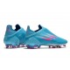 Adidas X Speedflow 1 FG Blue Purple Gold Low Soccer Cleats