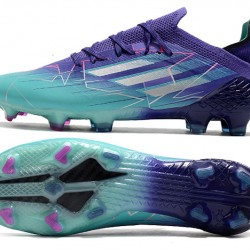 Adidas X Speedflow 1 FG Blue With Purple Low Soccer Cleats