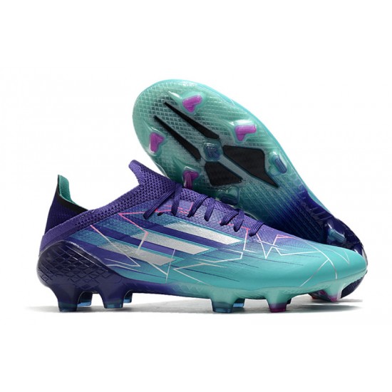 Adidas X Speedflow 1 FG Blue With Purple Low Soccer Cleats