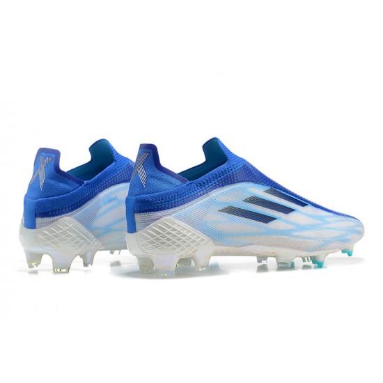 Adidas X Speedflow 1 FG Deep Blue Ltblue Low Soccer Cleats