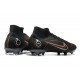 Nike Mercurial Vapor 14 Elite FG Black White High Soccer Cleats