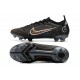 Nike Mercurial Vapor 14 Elite FG Black White Low Soccer Cleats