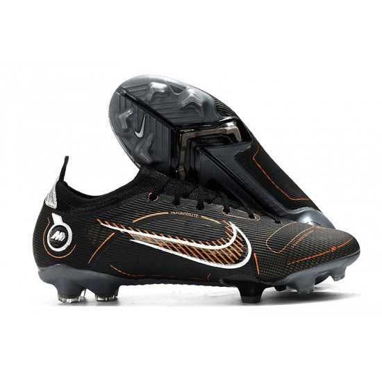 Sell Like Wild Fire Nike Mercurial Vapor 14 Elite FG Black White Low Soccer Cleats Shop