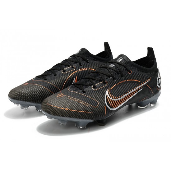 Sell Like Wild Fire Nike Mercurial Vapor 14 Elite FG Black White Low Soccer Cleats Shop