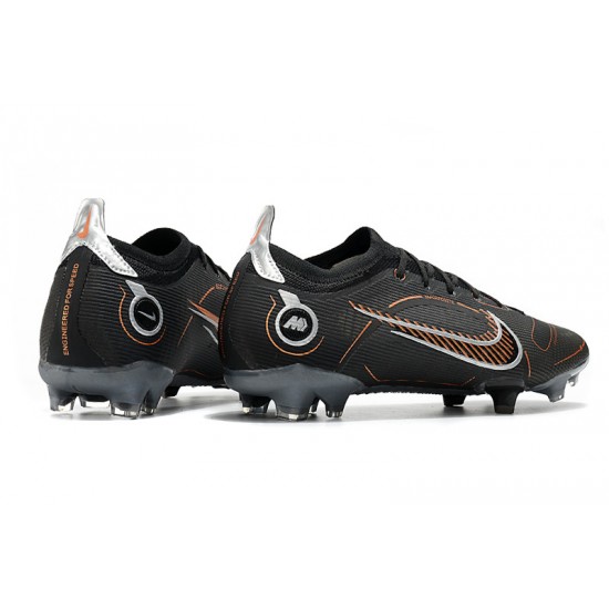 Sell Like Wild Fire Nike Mercurial Vapor 14 Elite FG Black White Low Soccer Cleats Shop