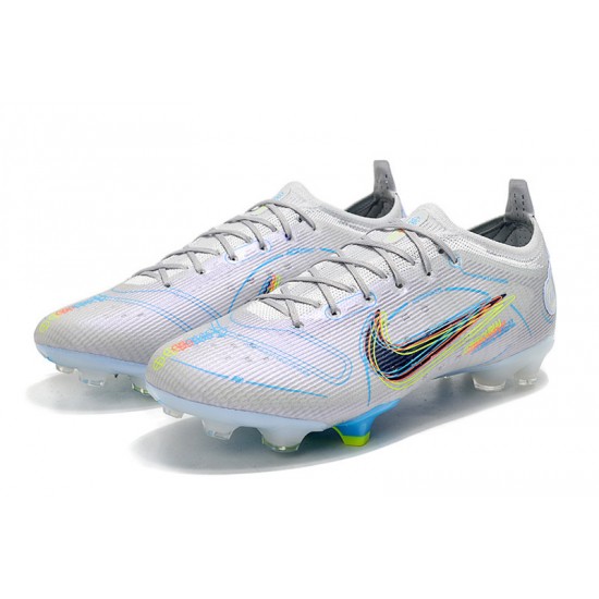 Our Top Picks Nike Mercurial Vapor 14 Elite FG Silver Black Soccer Cleats Online