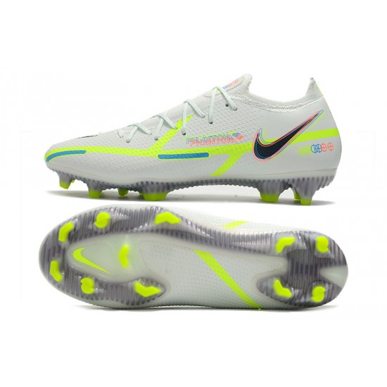 Nike Phantom GT Elite FG Beige Yellow Low Soccer Cleats