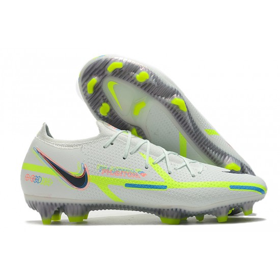 Nike Phantom GT Elite FG Beige Yellow Low Soccer Cleats