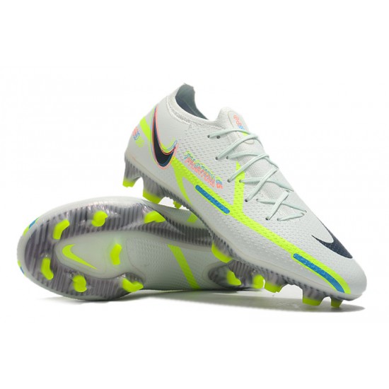 Nike Phantom GT Elite FG Beige Yellow High Soccer Cleats