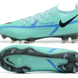 Nike Phantom GT Elite FG Black Blue Low Soccer Cleats