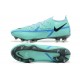 Nike Phantom GT Elite FG Black Blue Low Soccer Cleats