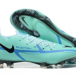 Nike Phantom GT Elite FG Black Blue Low Soccer Cleats