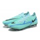 Nike Phantom GT Elite FG Black Blue Low Soccer Cleats