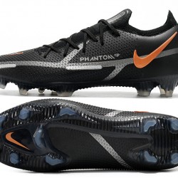 Nike Phantom GT Elite FG Black White Low Soccer Cleats
