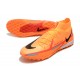 Nike Phantom GT2 Elite TF Orange Black High Soccer Cleats