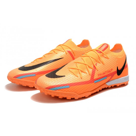 Nike Phantom GT2 Elite TF Orange Black Low Soccer Cleats