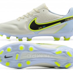 Nike Tiempo Legend 9 Elite FG Beige Green Black Low Soccer Cleats