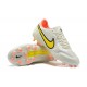 Nike Tiempo Legend 9 Elite FG White Yellow With Low Soccer Cleats