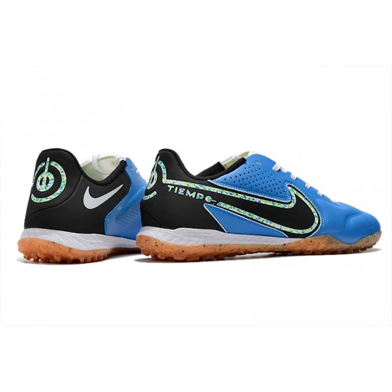 Nike Tiempo Legend 9 Pro TF Blue Black Low Soccer Cleats