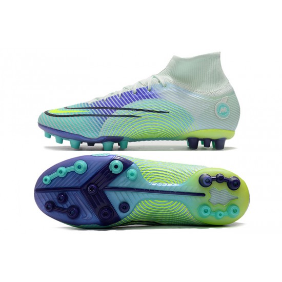 Nike Vapor 14 Elite PRO AG High Blue Purple Black Soccer Cleats