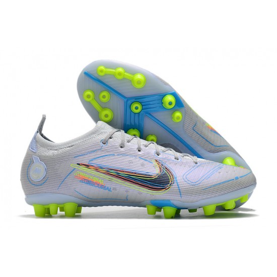 Best Quality Nike Vapor 14 Elite PRO AG Silver Black Low Soccer Cleats For Sale