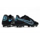 Nike Legend 9 Academy AG Black Blue Soccer Cleats