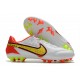 Nike Legend 9 Academy AG White Yellow Orange Soccer Cleats