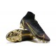 Nike Superfly 8 Elite FG High Black Gold Soccer Cleats