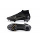 Nike Superfly 8 Elite FG High Black White Yellow Soccer Cleats