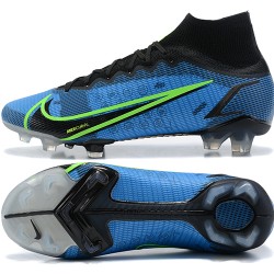 Nike Superfly 8 Elite FG High Blue Black Green Soccer Cleats