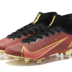 Nike Superfly 8 Elite FG High Brown Gold Black Soccer Cleats