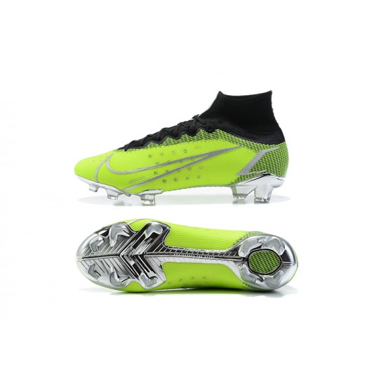 Nike Superfly 8 Elite FG High Green Black Silver Soccer Cleats