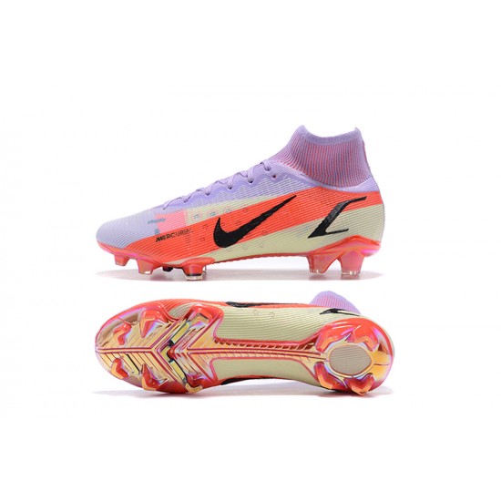 Nike Superfly 8 Elite FG High Purple Orange Black Soccer Cleats