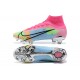 Nike Superfly 8 Elite FG Purple Blue Green Soccer Cleats