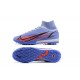 Nike Superfly 8 Elite TF High Blue Orange Soccer Cleats