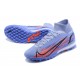 Nike Superfly 8 Elite TF High Blue Orange Soccer Cleats