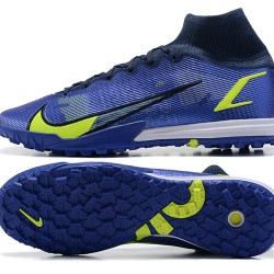 Nike Superfly 8 Elite TF High Blue Yellow Soccer Cleats