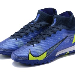 Nike Superfly 8 Elite TF High Blue Yellow Soccer Cleats