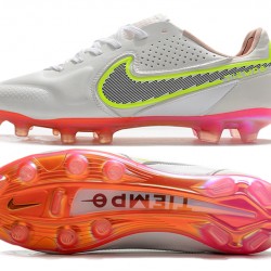 Nike Tiempo Legend 9 Elite FG Beige Green Orange Soccer Cleats