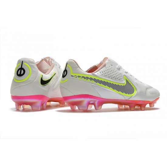 Nike Tiempo Legend 9 Elite FG Beige Green Orange Soccer Cleats