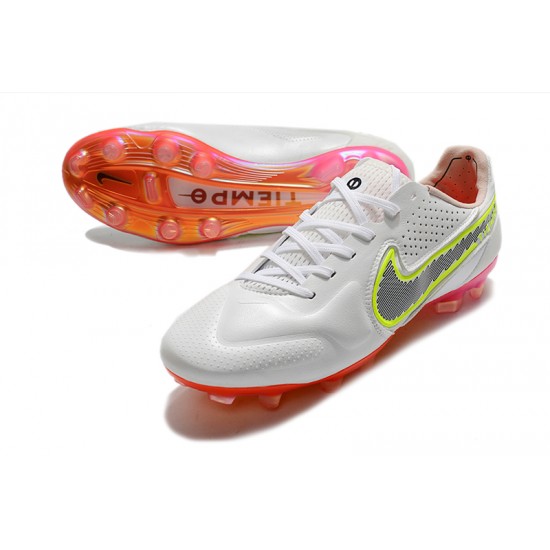 Nike Tiempo Legend 9 Elite FG Beige Green Orange Soccer Cleats