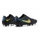 Nike Tiempo Legend 9 Elite FG Black Green Soccer Cleats