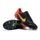 Nike Tiempo Legend 9 Elite FG Black Red Yellow Soccer Cleats