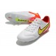 Nike Tiempo Legend 9 Elite FG Red White Yellow Soccer Cleats