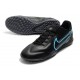 Nike Tiempo Legend 9 Pro TF Black Blue Soccer Cleats